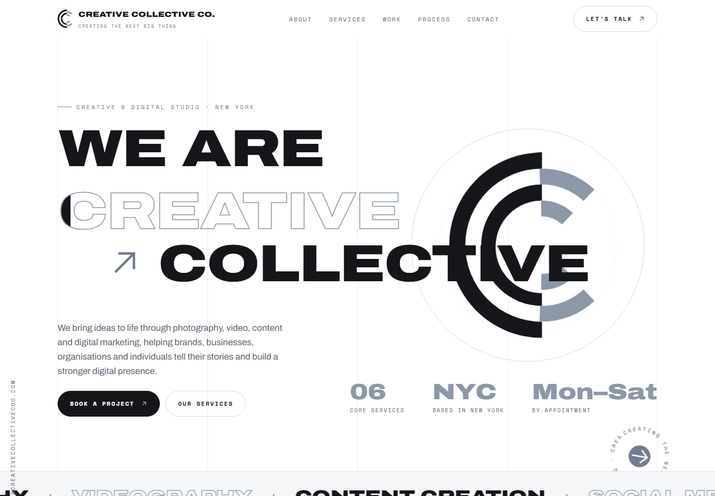 Creative Collective Co. website