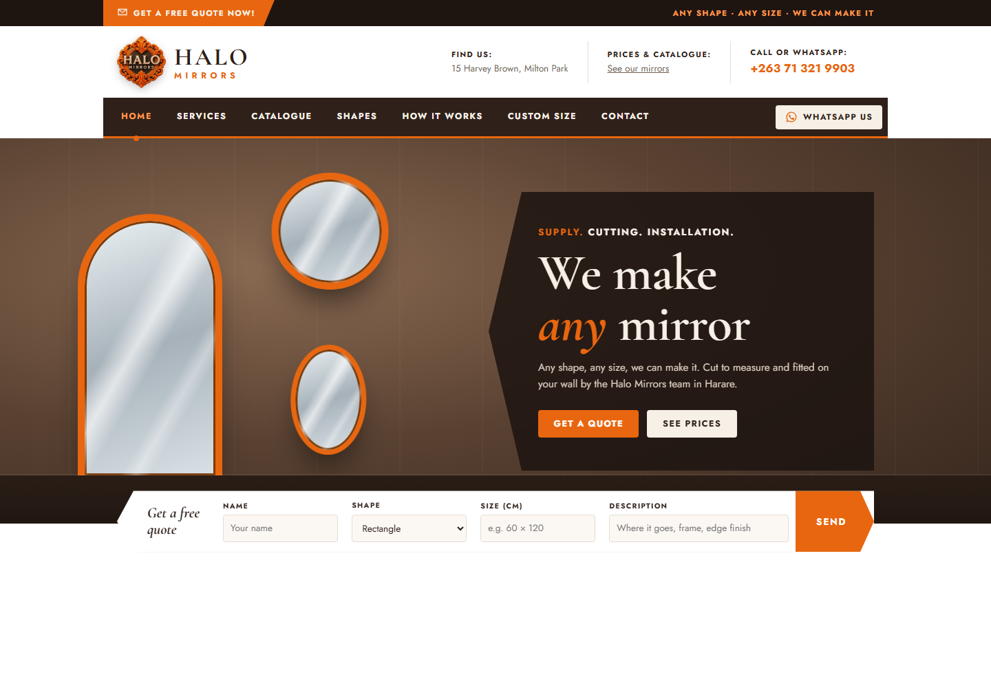 Halo Mirrors